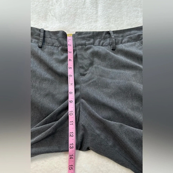 Coldwater Creek Curvy Fit Charcoal Gray Dress Straight-Leg Office Pant - Picture 9 of 13